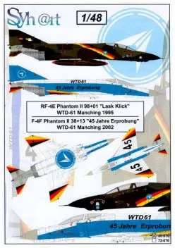 SY48076 F-4F Phantom II & RF-4E Phantom II Sonderanstriche WTD 61