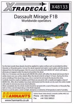 XD48133 Mirage F1 internationale Luftstreitkräfte