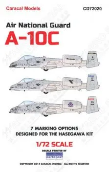 CD72020 A-10C Thunderbolt II Air National Guard