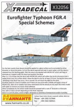 XD32056 Eurofighter Typhoon FGR.4 Sonderanstriche Teil 1