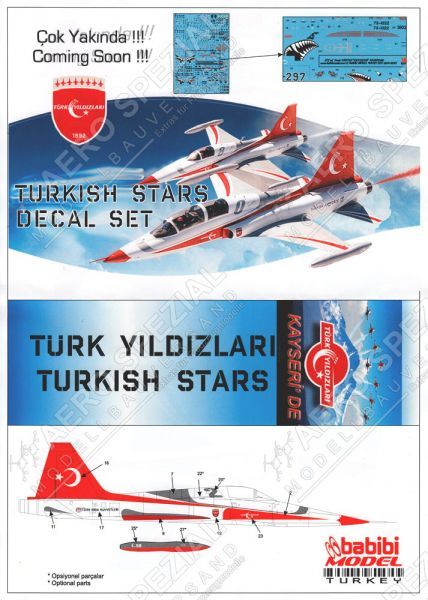 BDT4808 NF-5A Freedom Fighter Turkish Stars