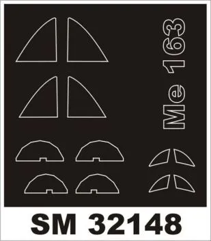 MXS32148 Me 163 Maskierfolie