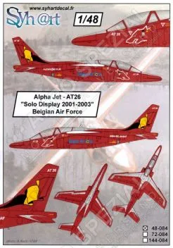 SY48084 Alpha Jet 1B Solo Display 2001-2003