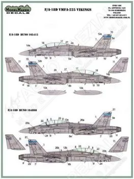 MOD72054 F/A-18D Hornet VMFA(AW)-225 Vikings