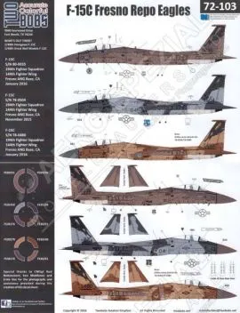 TB72103 F-15C Eagle Aggressors California ANG