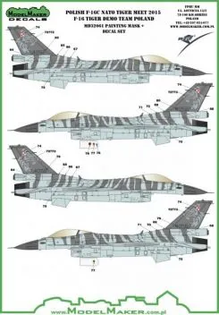 MODM32061 F-16C Fighting Falcon Polish Air Force Nato Tiger Meet 2015