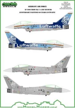 MOD72080A Eurofighter Deutsche Luftwaffe Jubiläumsanstrich