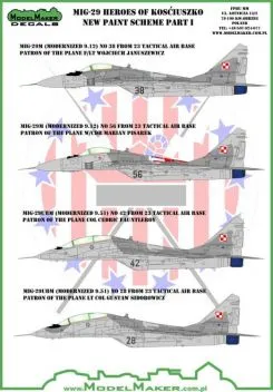 MOD72087 MiG-29 Fulcrum Helden von Kosciuszko