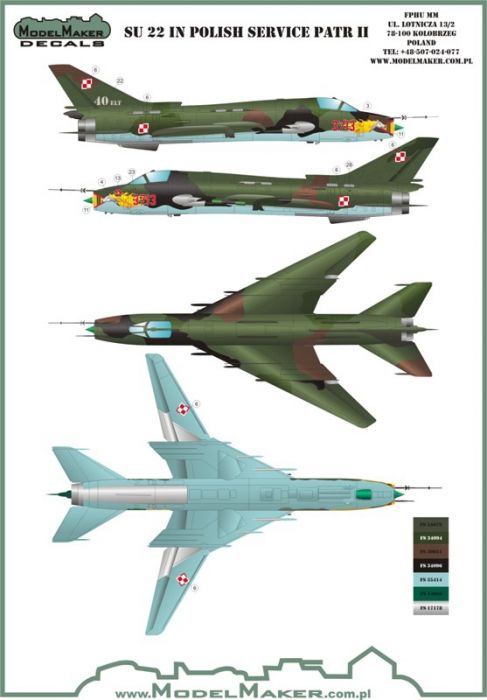 MOD72081 Su-22M-4 Fitter Fitter-K polnische Luftwaffe Teil 2