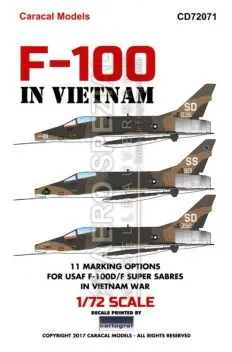 CD72071 F-100 Super Sabre im Vietnam-Krieg