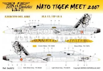 SE2872 EF-18M Hornet NATO Tiger Meet 2007