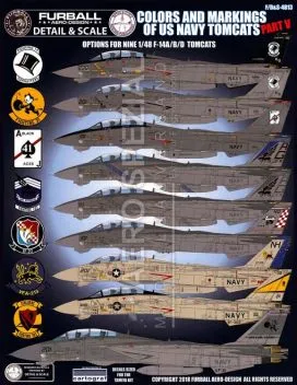 FD&S4813 F-14A/B/D Tomcat Colours & Markings Teil 5