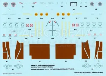 CDB48001 FB-111A Aardvark RAM-Panels und Stencils