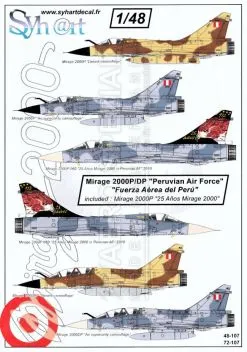 SY48107 Mirage 2000P/DP peruanische Luftwaffe