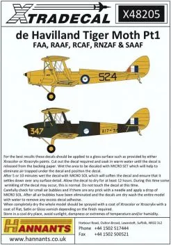 XD48205 DH.82A Tiger Moth Part 1