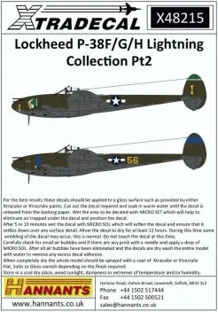 XD48215 P-38F/G/H Lightning Teil 2