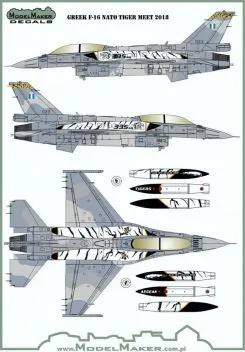 MOD48126 F-16D Block 52+ Fighting Falcon NATO Tiger Meet 2018