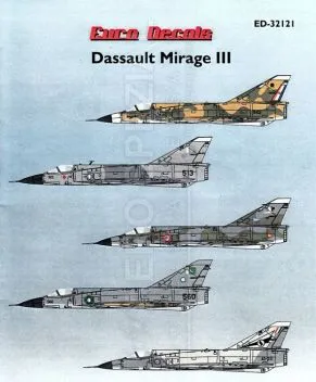 EU32121 Mirage III internationale Luftstreitkräfte