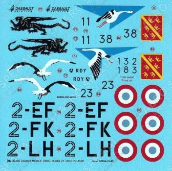 BD32065 Mirage 2000C RDM/2000-5F französische Luftwaffe