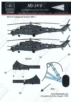HUN35008 Mi-24V Hind-E ungarische Luftwaffe