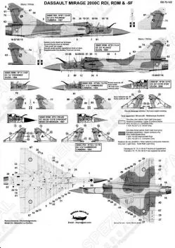BD72122 Mirage 2000C, RDI, RDM & 5F französische Luftwaffe