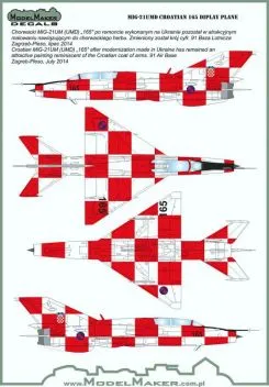 MOD72147 MiG-21UMD Mongol-B kroatische Luftwaffe