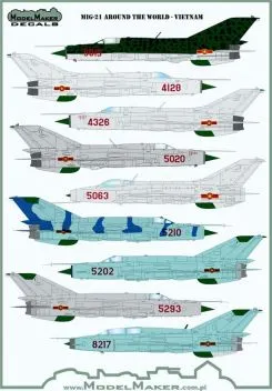 MOD72123 MiG-21 Fishbed/Mongol weltweit: Vietnam