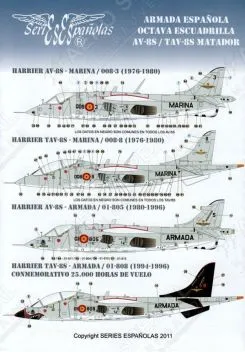 SE0132 AV-8S Matador & TAV-8S Matador spanische Marine