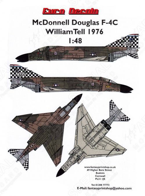 EU72125 F-4C Phantom II William Tell Weapons Meet 1976