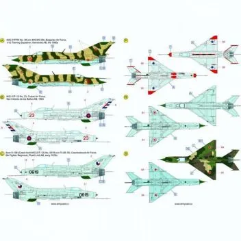 ACD72037 MiG-21 Fishbed im weltweiten Einsatz