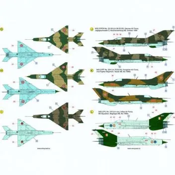 ACD72037 MiG-21 Fishbed im weltweiten Einsatz