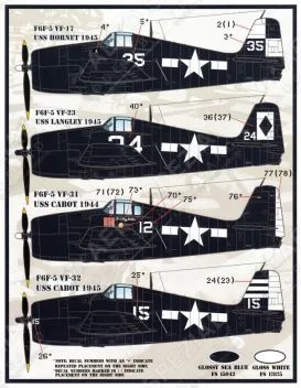 FD&S7204 F6F-5 Hellcat U.S. Navy, Teil 1