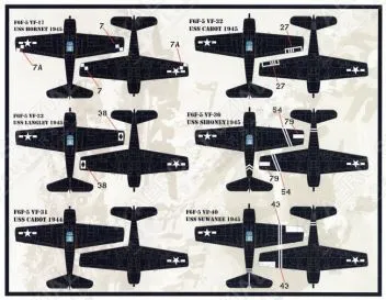 FD&S7204 F6F-5 Hellcat U.S. Navy, Teil 1