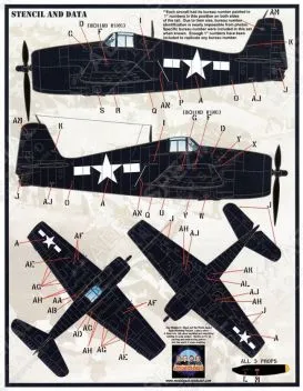 FD&S7204 F6F-5 Hellcat U.S. Navy, Teil 1