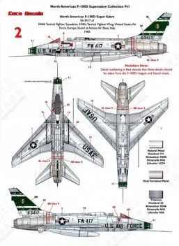 EU48134 F-100D Super Sabre U.S. Air Force, Teil 4