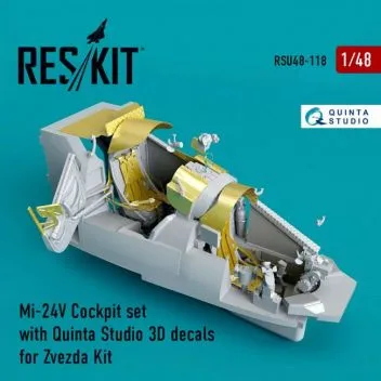 RSU480118 Mi-24V Hind-E Cockpit Set