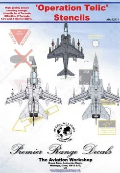 MAL72111 Harrier GR.7, Tornado F.3, Tornado GR.4/4A Stencils