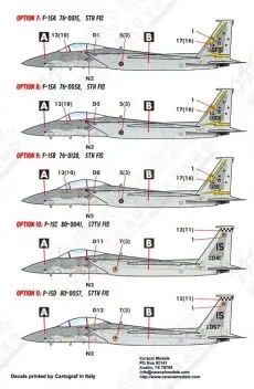 CD72126 F-15A/B/C/D Eagle U.S. Air Force ADTAC