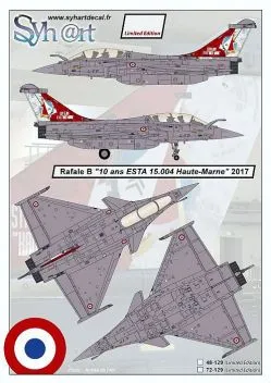 SY72129 Rafale B Jubiläumsmarkierungen ESTA