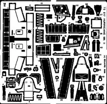 ED72217 Hurricane Mk.II Detail Set