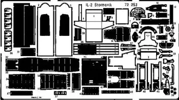 ED72253 Il-2m3 Schturmowik Detail Set