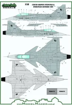 MOD48158 JAS 39C/D Gripen tschechische Luftwaffe