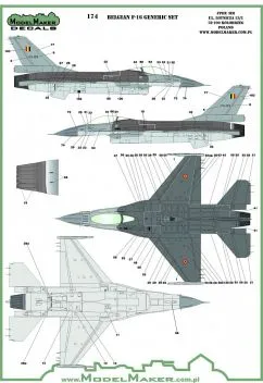 MOD48174 F-16AM/BM Fighting Falcon belgische Luftwaffe