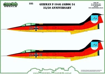 MOD72185 F-104G Starfighter JaboG 34 Jubiläumsanstrich