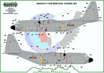 MOD72189 C-130H Hercules belgische Luftwaffe