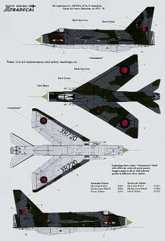 XD32011 Lightning F.3 No. 11 Squadron