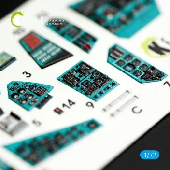 K72009 Mi-24P Hind-F 3D-gedruckte Cockpitdetails