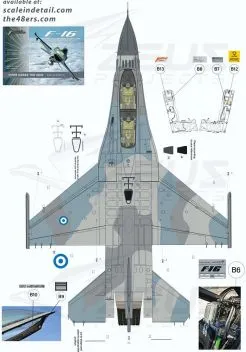 ZP48001e F-16 Fighting Falcon griechische Luftwaffe (Broschüre nicht enthalten)