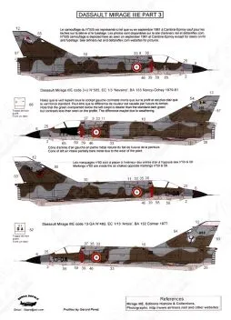 BD72131 Mirage IIIE französische Luftwaffe