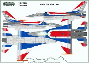 MOD48160 F-16A Block 10 Fighting Falcon Demo-Team 1994